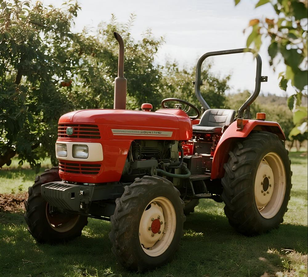 how much narrower is an orchard tractor